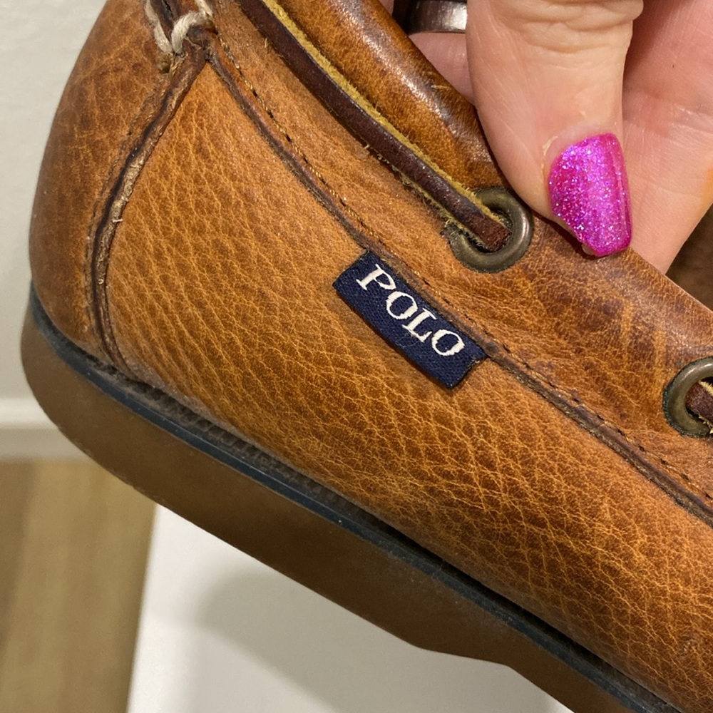 Polo Ralph Lauren
Bienne Tumbled Leather Boat Shoes |Size 8D - Picture 9 of 14